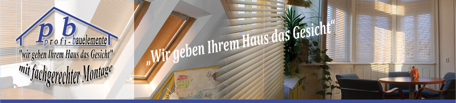 Profi-Bauelemente Schraml Banner